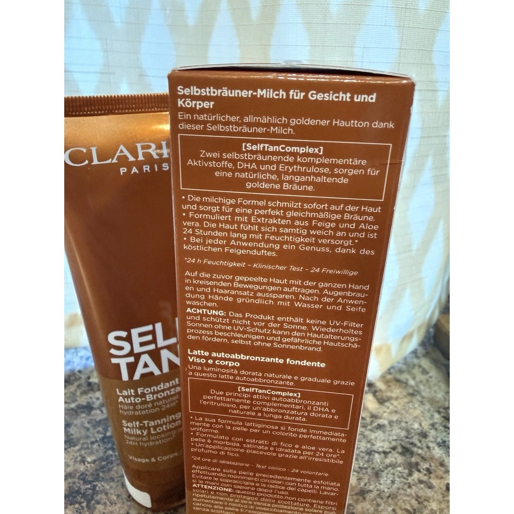 Clarins Instant Tan Non-oily Fresh Gel 125 mL/ 4.2 oz. Face & Body Self Tanning - Picture 5 of 5